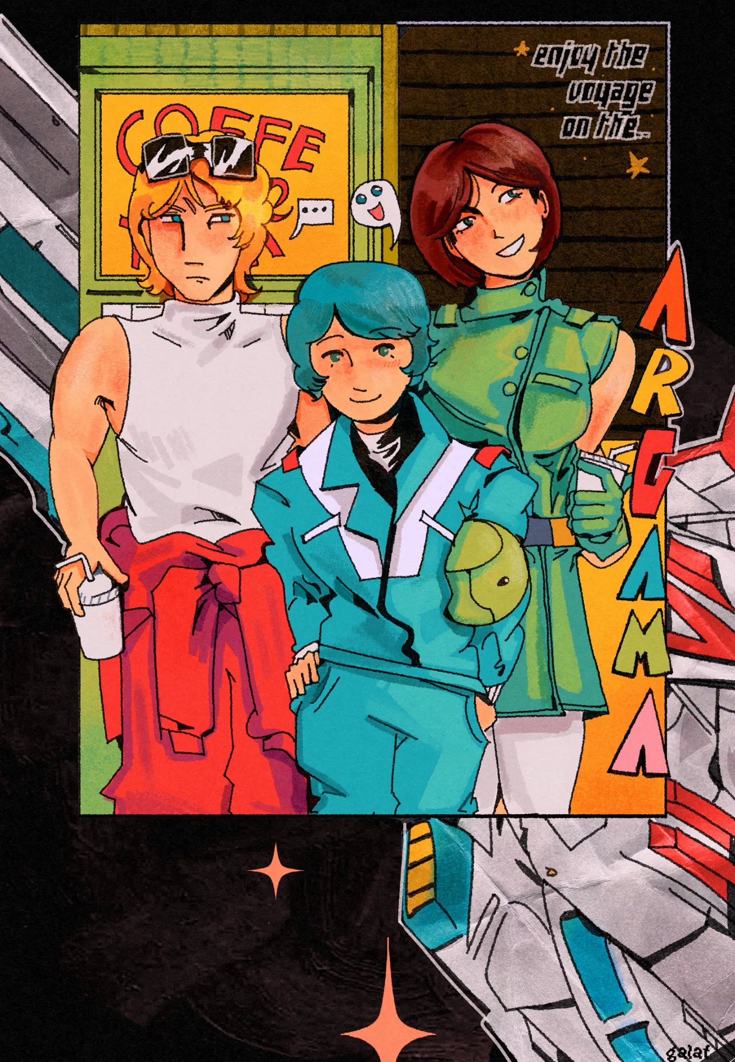 2025/ zeta gundam- im jelly of the light beer machine on the argama. i want that 