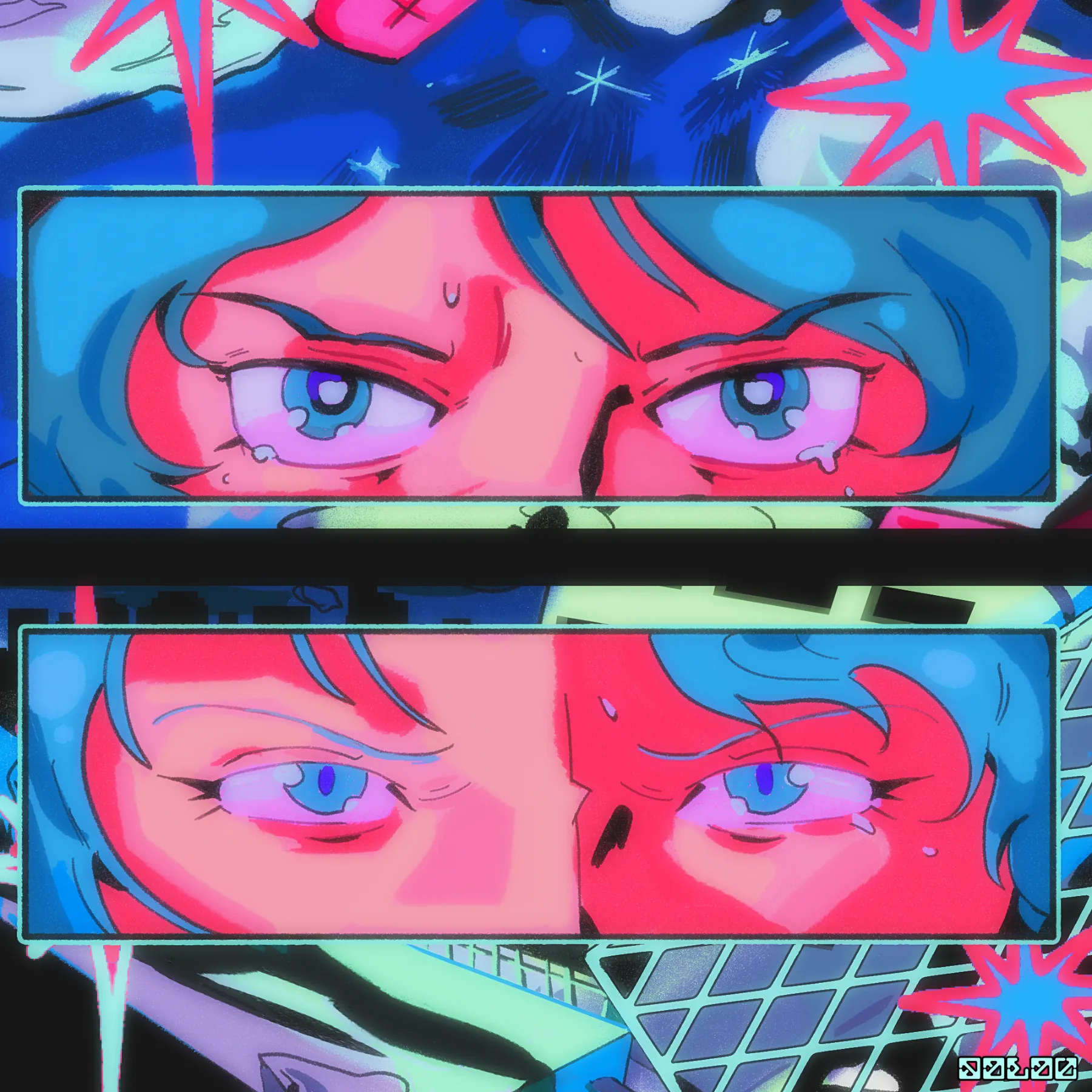 202X/ Zeta Gundam Four and Kamille HK battle 