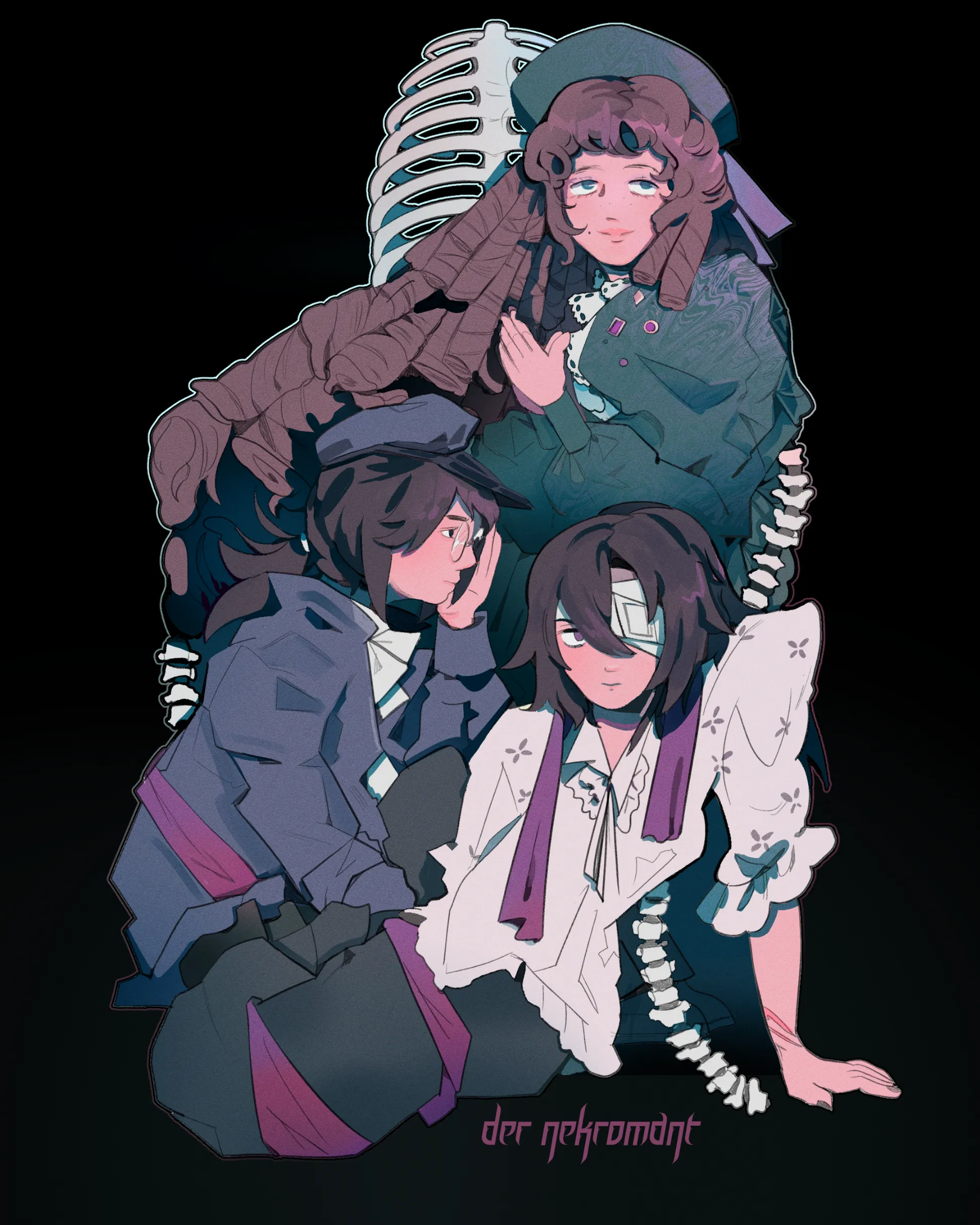2024/ Nekromant (OC) - the family. looks like a promo pic kinda