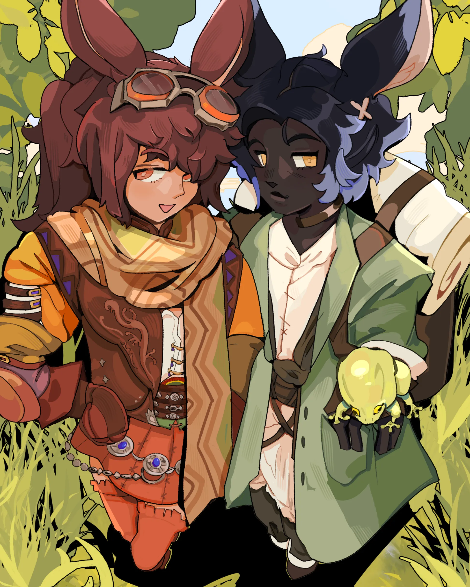 2023/ FFXIV OC/WOL Telete and erenville. I ship it!