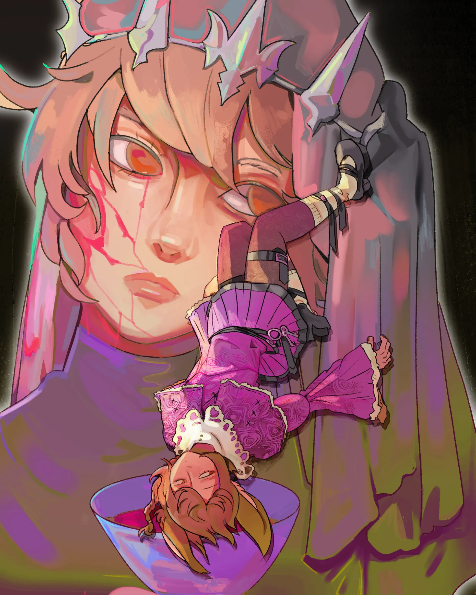 2023/ FFXIV OC/WOL Telete and azem.. you know i think azem looks different now. its fine