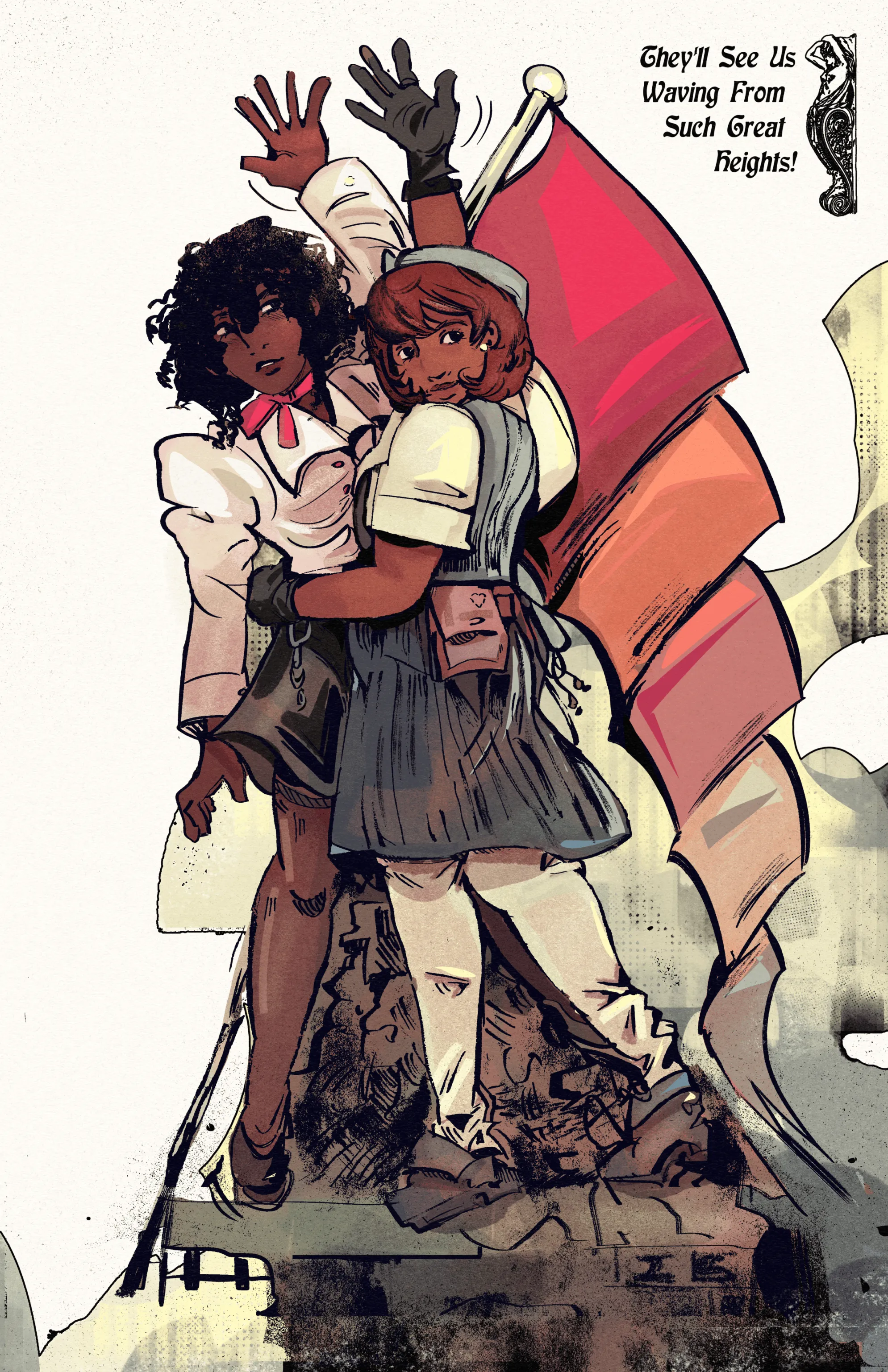 2025/ USQADL OC - Desa and Helvi, lyrics/song from Such Great Heights -The Postal Service
