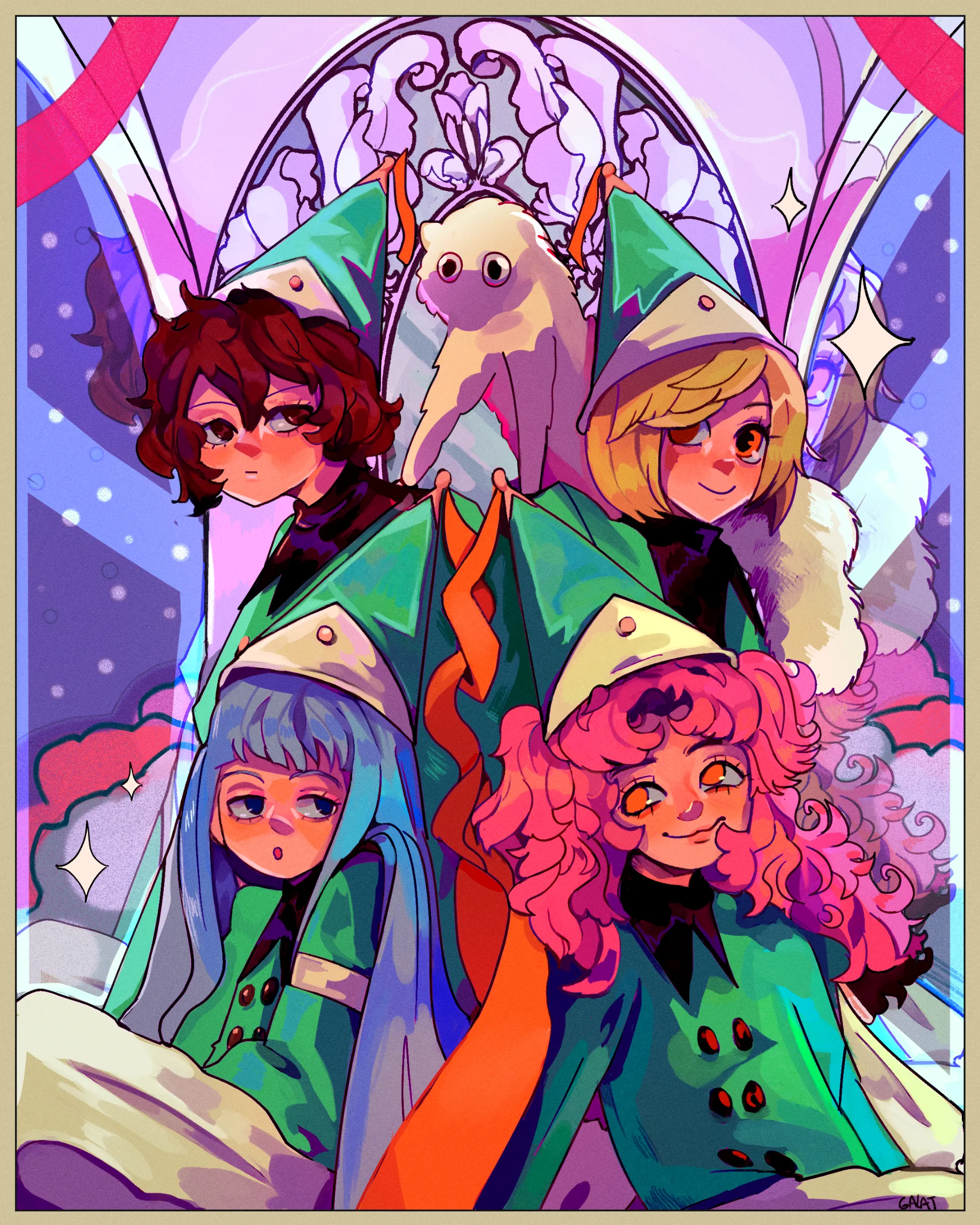 202x/ the girls! first wha art i did when i started the series